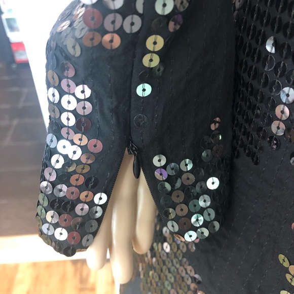 Gorgeous Sheri Bodell black sequined dress - Picture 5 of 12